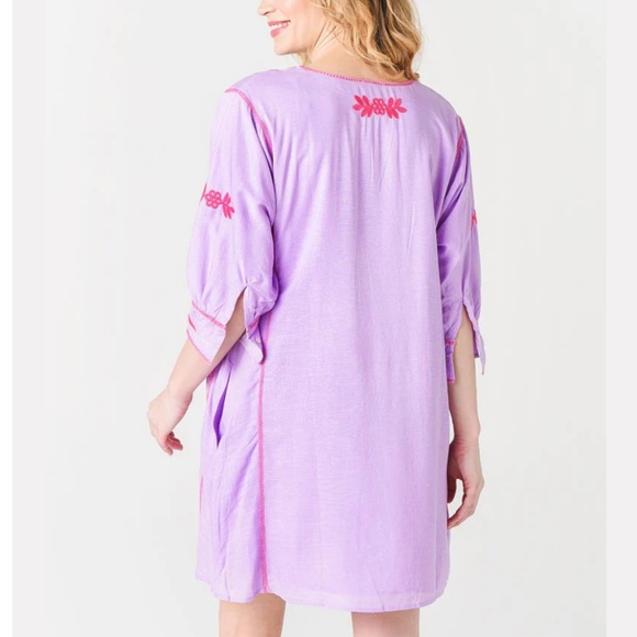 J. Marie Kennedy Embroidered Dress - Picture 11 of 11